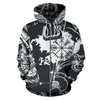 Awesome hoodied 3D ALL Print Viking Compass Vegvisir Drakkar-Men and Women Hoodie Zip Hoodies- VN0056