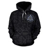 Awesome hoodied 3D ALL Print VikingTriskele Raven Runes-Men and Women Hoodie Zip Hoodies- VN0062