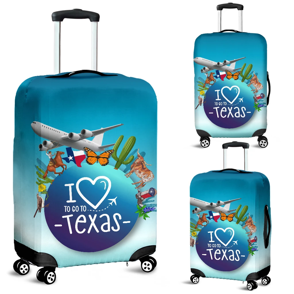 Awesome Hoodie I LOVE TO GO TO TEXAS Luggage Cover For Everyone KHILTGTT05