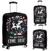 Awesome Hoodied COW-Make Your Dreams Come True Luggage Cover For Everyone KHCMYDCT02