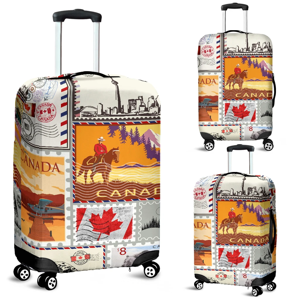 Awesome Hoodied STAMPS CANADA Luggage Cover For Everyone KHSC02