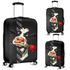 Awesome Hoodied Cow And Rose 02 Luggage Cover For Everyone KHCAR02