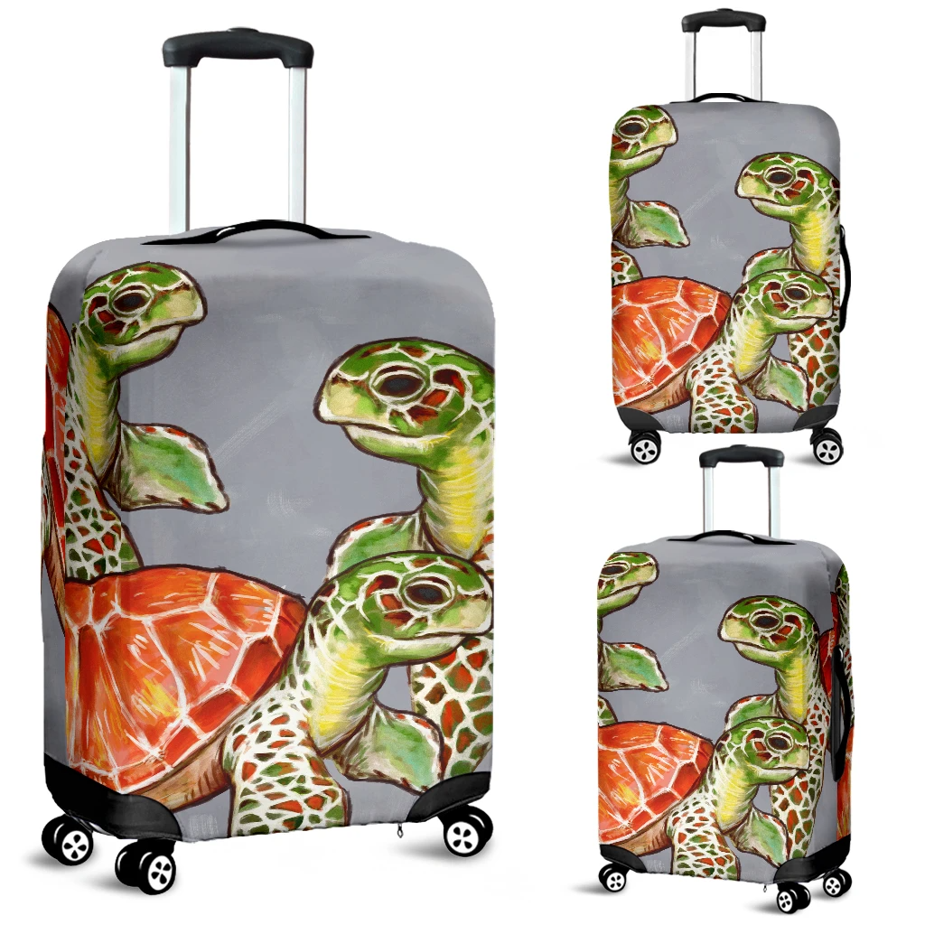 Awesome Hoodied TURTLES Luggage Cover For Everyone KH3T