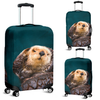 Awesome Hoodied Otter Luggage Cover For Everyone KHO