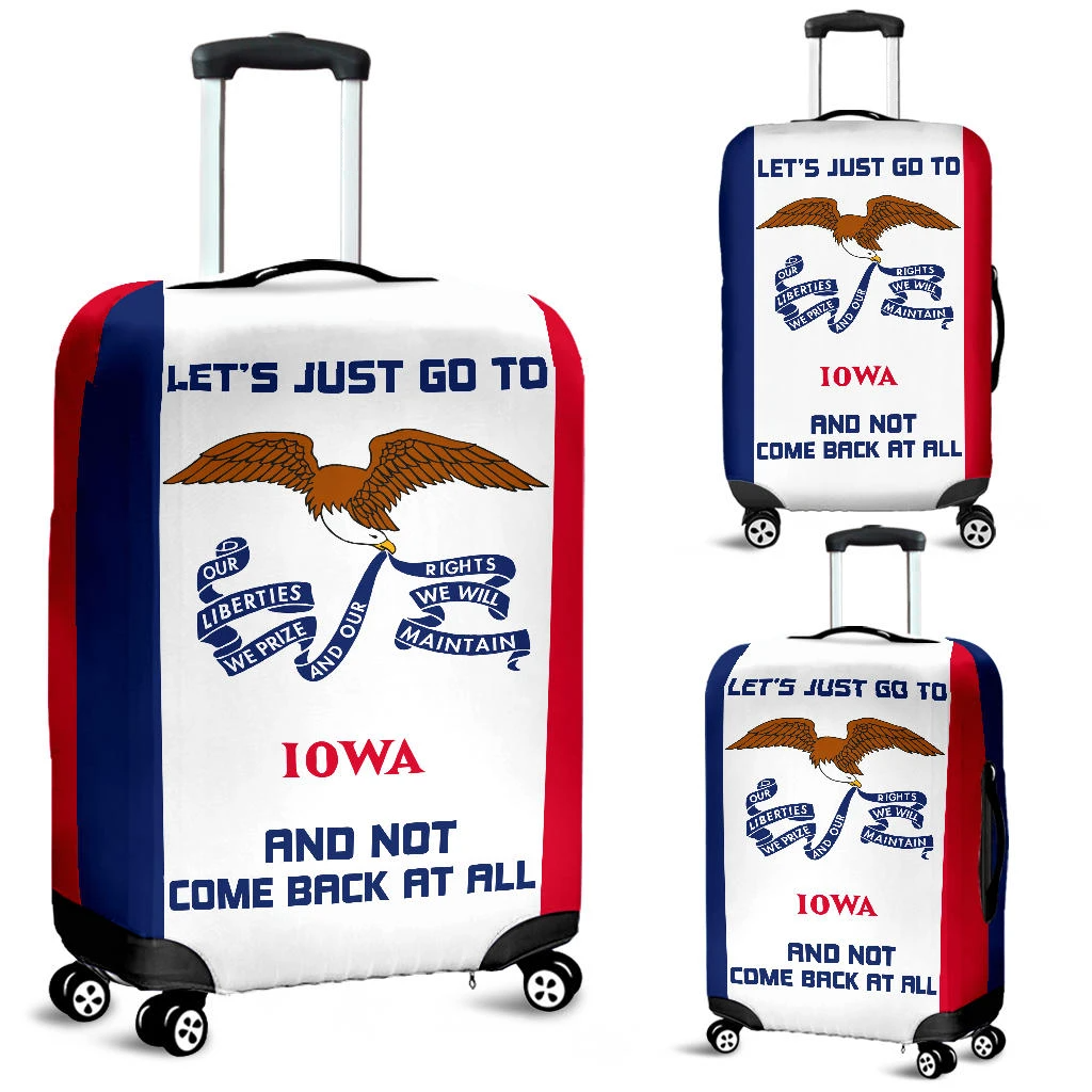 Awesome Hoodied IOWA-04 Luggage Cover For Everyone KHI04