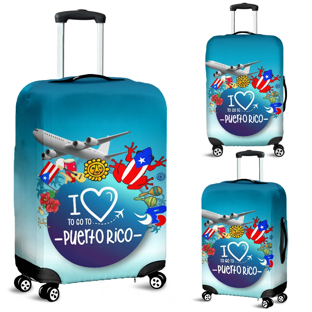 Awesome Hoodie I LOVE TO GO TO PURETO RICO Luggage Cover For Everyone KHILTGTPR05