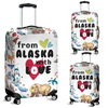 Awesome Hoodied FROM ALASKA WITH LOVE Luggage Cover For Everyone KHFAWL01