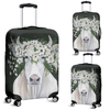 Awesome Hoodied WHITE COW Luggage Cover For Everyone KHWC