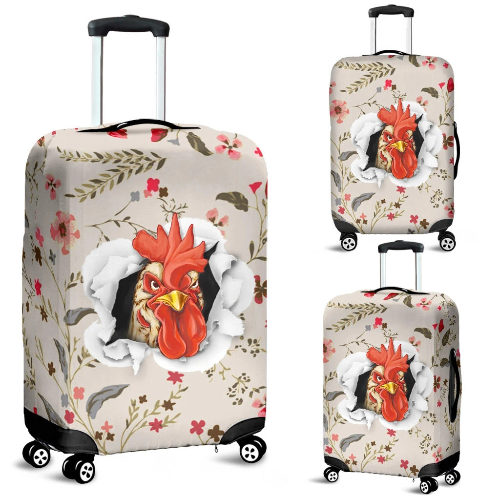 Awesome Hoodie CHICKEN, FLOWERS Luggage Cover For Everyone KHCF001