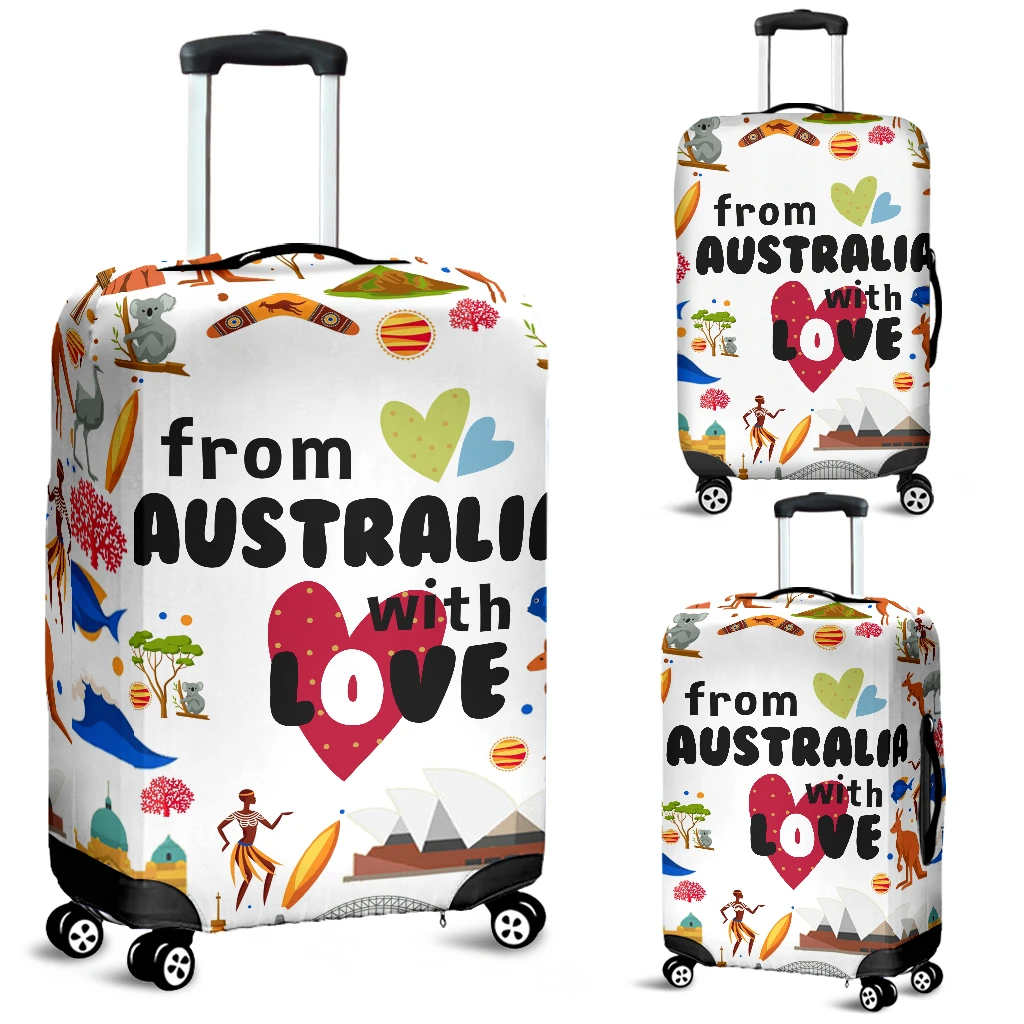 Awesome Hoodied FROM AUSTRALIA WITH LOVE Luggage Cover For Everyone KHFAWL04