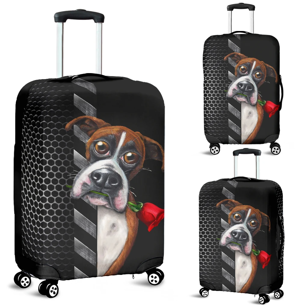 Awesome Hoodied Poxer And Rose 01 Luggage Cover For Everyone KHPAR01
