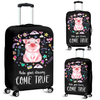 Awesome Hoodied PIG-Make Your Dreams Come True Luggage Cover For Everyone KHPMYDCT