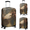 Awesome Hoodied Goat And Flowers Luggage Cover For Everyone KHGAF