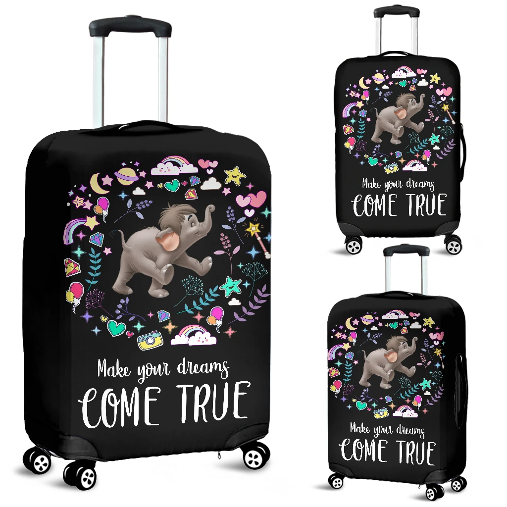 Awesome Hoodied ELEPHANT-Make Your Dreams Come True Luggage Cover For Everyone KHEMYDCT