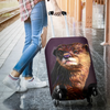 Awesome Hoodied Ferret Luggage Cover For Everyone KHF