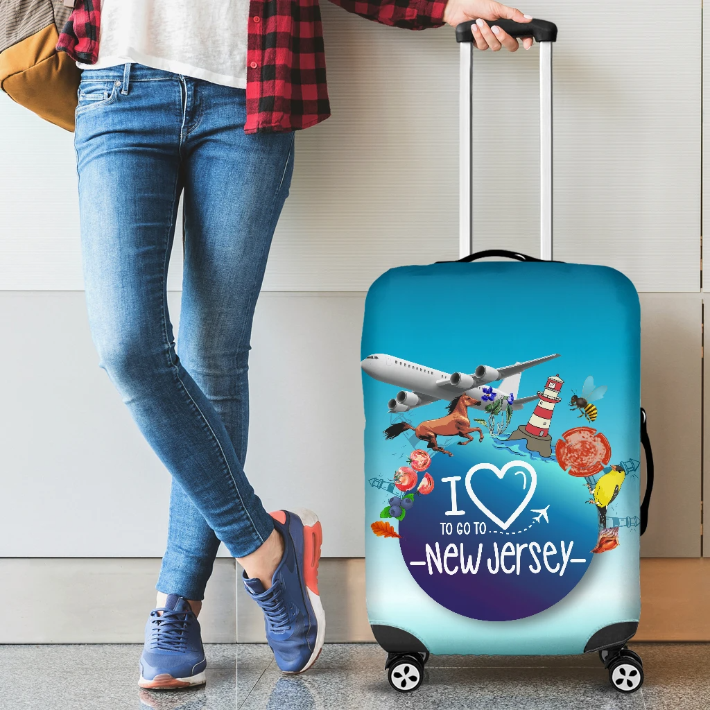 Awesome Hoodied I LOVE TO GO TO NEW JERSEY Luggage Cover For Everyone KHILTGTNJ05