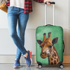 Awesome Hoodied Giraffe Luggage Cover For Everyone KHG