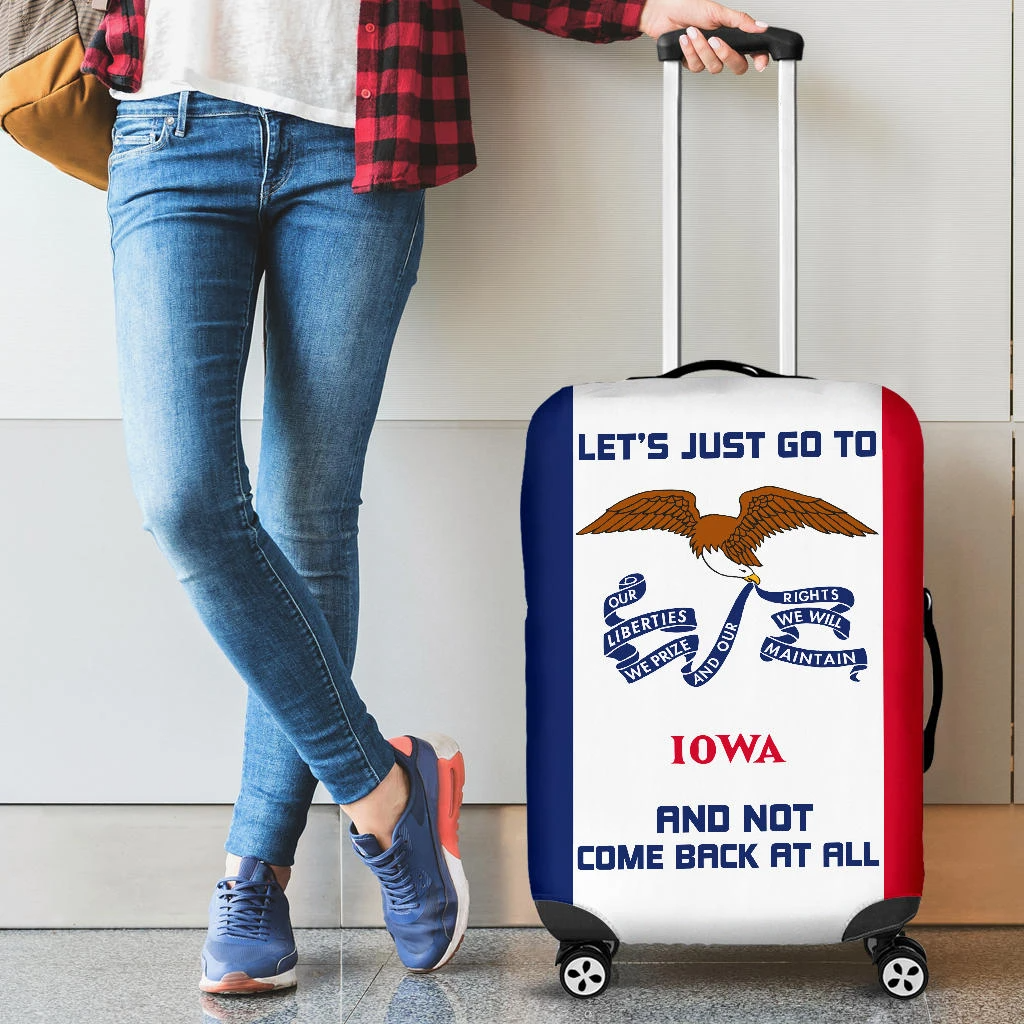 Awesome Hoodied IOWA-04 Luggage Cover For Everyone KHI04