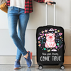 Awesome Hoodied PIG-Make Your Dreams Come True Luggage Cover For Everyone KHPMYDCT