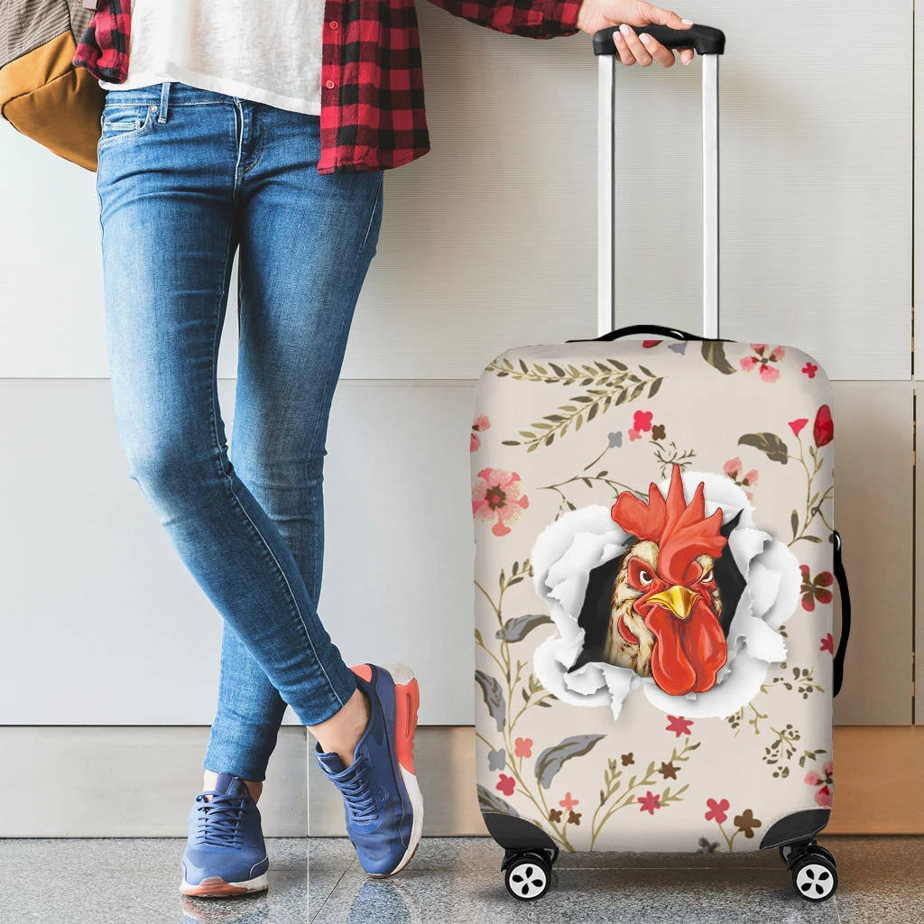 Awesome Hoodie CHICKEN, FLOWERS Luggage Cover For Everyone KHCF001