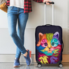 Awesome Hoodied CAT MANY COLORS Luggage Cover For Everyone KHCMC