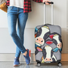 Awesome Hoodied COWS Luggage Cover For Everyone KH3C03