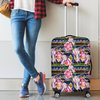 Awesome Hoodied COW SKULL, BROCADE MOTIFS AND ROSES Luggage Cover For Everyone KHCSBMAR