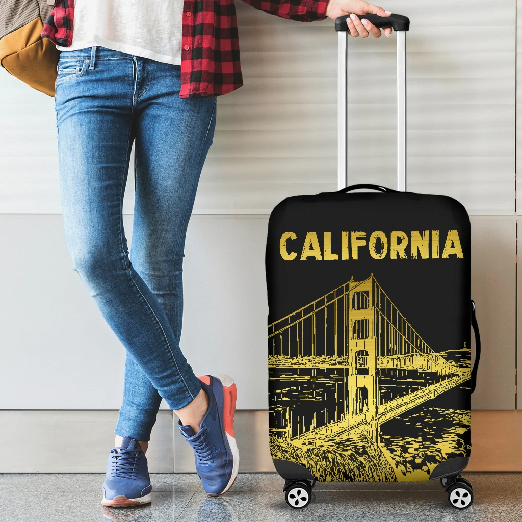 Awesome Hoodied GOLDEN GATE BRIDGE in CALIFORNIA Luggage Cover For Everyone KHC03