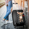 Awesome Hoodied Chihuahua And Rose Luggage Cover For Everyone KHCAR