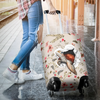 Awesome Hoodied TURTLE, FLOWERS  Luggage Cover For Everyone KHTF002