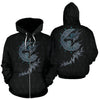 Awesome hoodied 3D ALL Print Viking Tyr&#39;s Fenrir Runes-Men and Women Hoodie Zip Hoodies- VN0063
