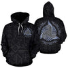 Awesome hoodied 3D ALL Print VikingTriskele Raven Runes-Men and Women Hoodie Zip Hoodies- VN0062