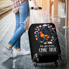 Awesome Hoodied CHICKEN-Make Your Dreams Come True Luggage Cover For Everyone KHCMYDCT