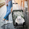 Awesome Hoodied WHITE COW Luggage Cover For Everyone KHWC