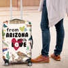 Awesome Hoodied FROM ARIZONA  WITH LOVE Luggage Cover For Everyone KHFAWL03