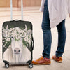 Awesome Hoodied WHITE COW Luggage Cover For Everyone KHWC