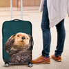 Awesome Hoodied Otter Luggage Cover For Everyone KHO