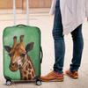 Awesome Hoodied Giraffe Luggage Cover For Everyone KHG