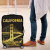 Awesome Hoodied GOLDEN GATE BRIDGE in CALIFORNIA Luggage Cover For Everyone KHC03