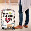 Awesome Hoodied FROM ALASKA WITH LOVE Luggage Cover For Everyone KHFAWL01