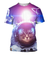 3D All Over Print AstroCat Men Hoodie