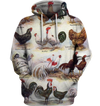 3D All Over Print Chicken Collector Shirt