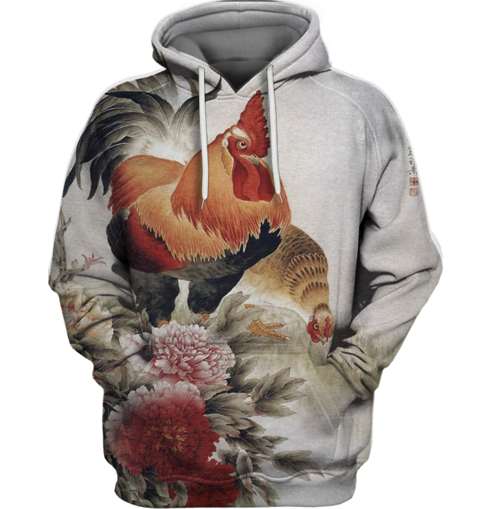 3D All Over Print Chicken Shirt