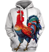 3D All Over Print Rooster Shirt