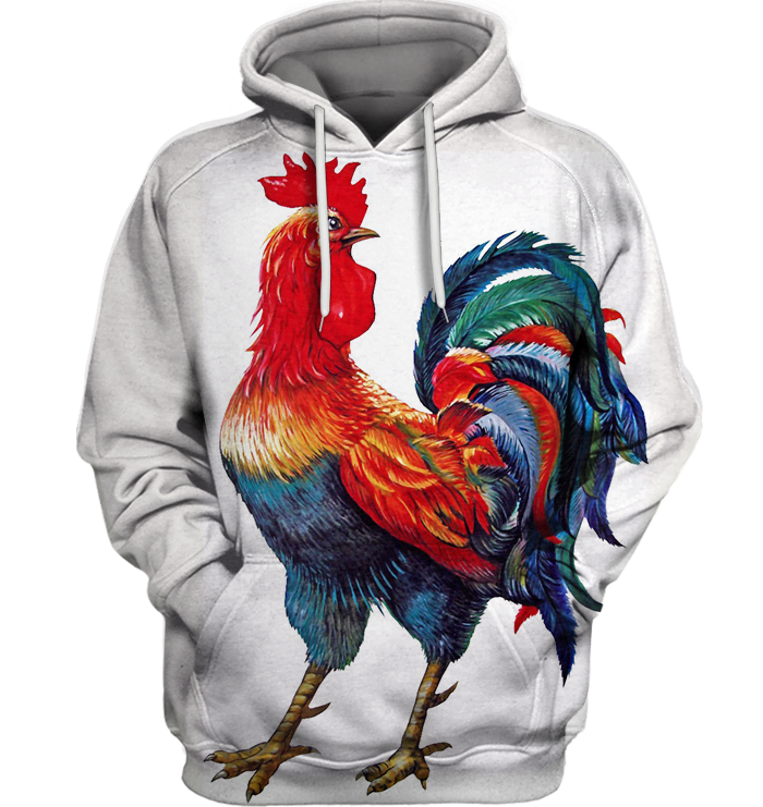 3D All Over Print Rooster Shirt