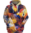 3D All Over Print Painting Chicken Shirt