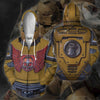 3D All OVER PRINT YELLOW  40K ARMOR