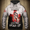 Awesome hoodie 3D ALL Print Knights Templar Warrior -Men and Women Zip Hoodies- ND010