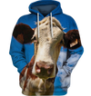 3D All Over Print Lovely Heifer Shirt