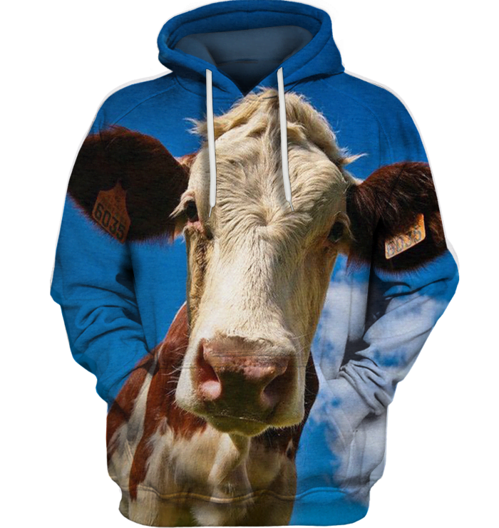 3D All Over Print Lovely Heifer Shirt